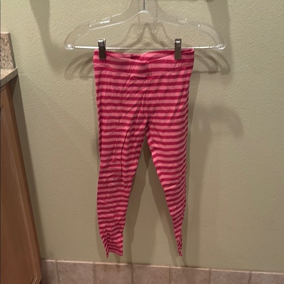 Mini Boden kids Pink Striped Leggings - Picture 2 of 7